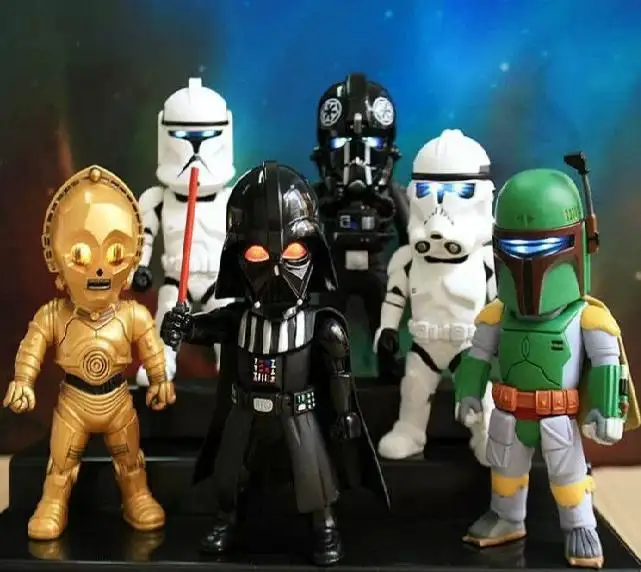 

1/8 Scale Painted Figure Star Wars Action Figure Black Knight Darth Vader Stormtrooper Action Figures Star Wars Figures Toy