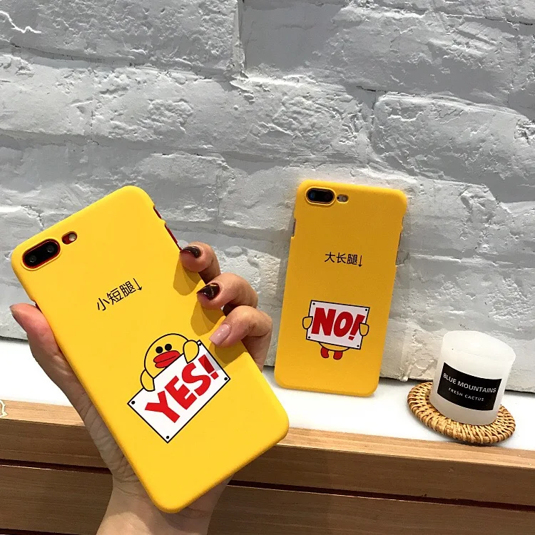 2018 срочная Новая мода для Iphone X 6 6s 7 8 Plus милый мультфильм пара ПК Жесткий Телефон