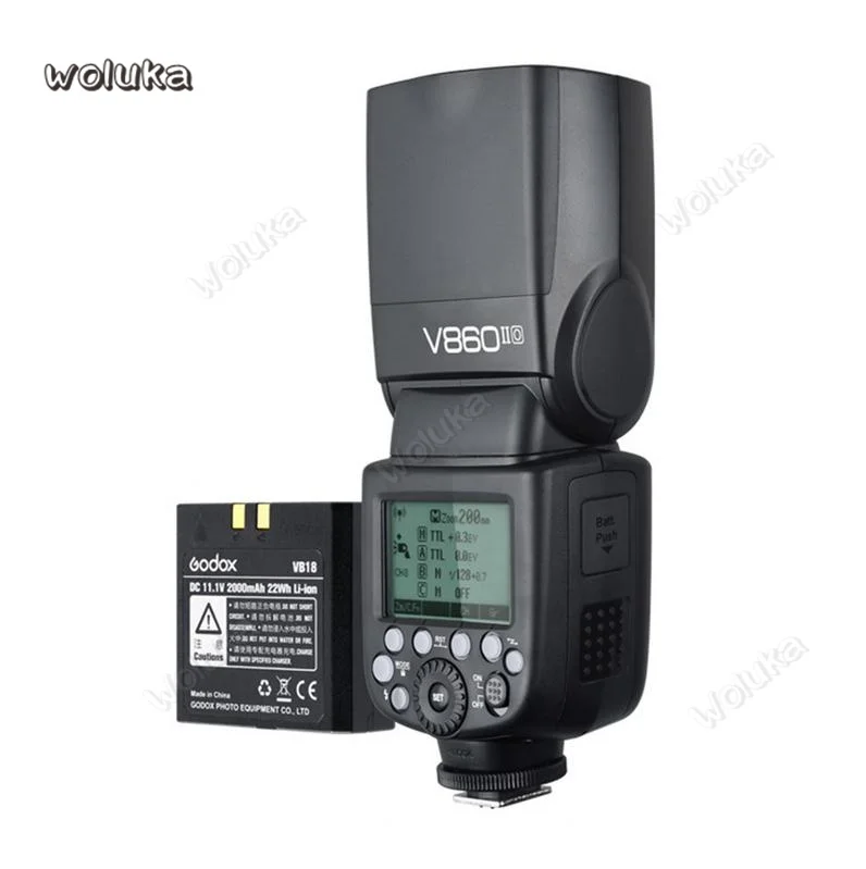 Вспышка Godox V860II E TTL Li Ion Speedlite (V860II S/C/N/F/O) для камеры S/N/C/O/F CD50 T06Y|Фотовспышки| |
