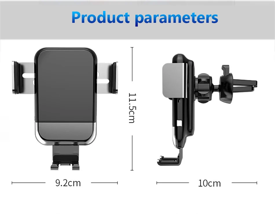 !ACCEZZ 2 in 1 510W Fast Car Wireless Charger For iPhone 8 X XS Xiaomi 7 8 Samsung S8 Phone Wireless Charging Auto Stand Holder (11)
