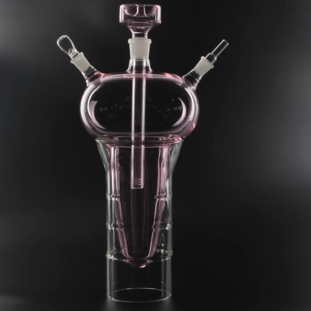 Color Borosilicate Glass Hookah Shisha With Silicone Hose For Hookah