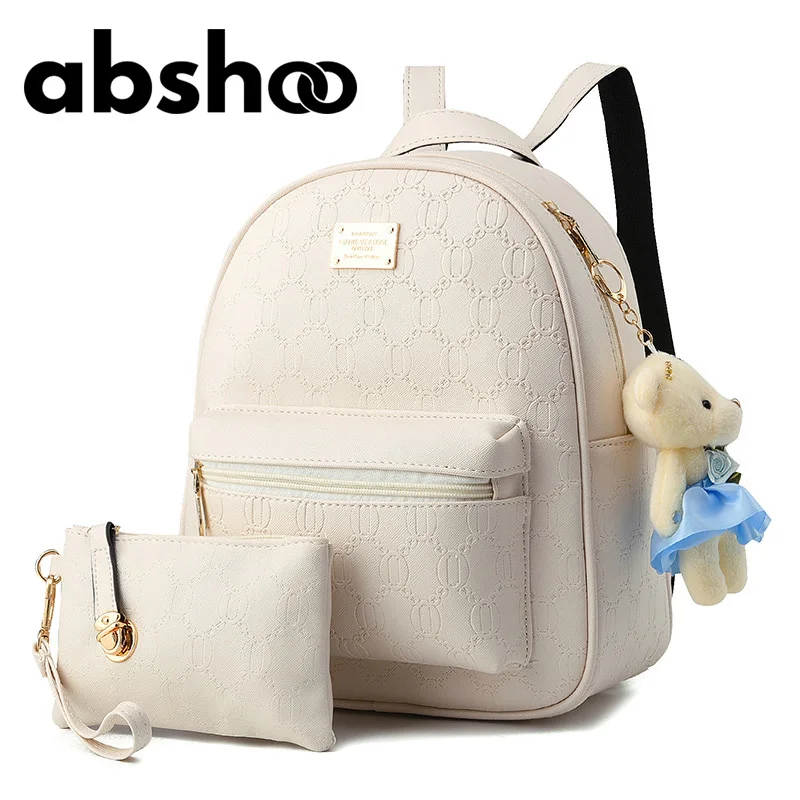 

Fashion Style Girls Cute Backpack School Bags For Teenager Girl 2 Pcs Backpack Clutch Purse Small Backpacks School Girl