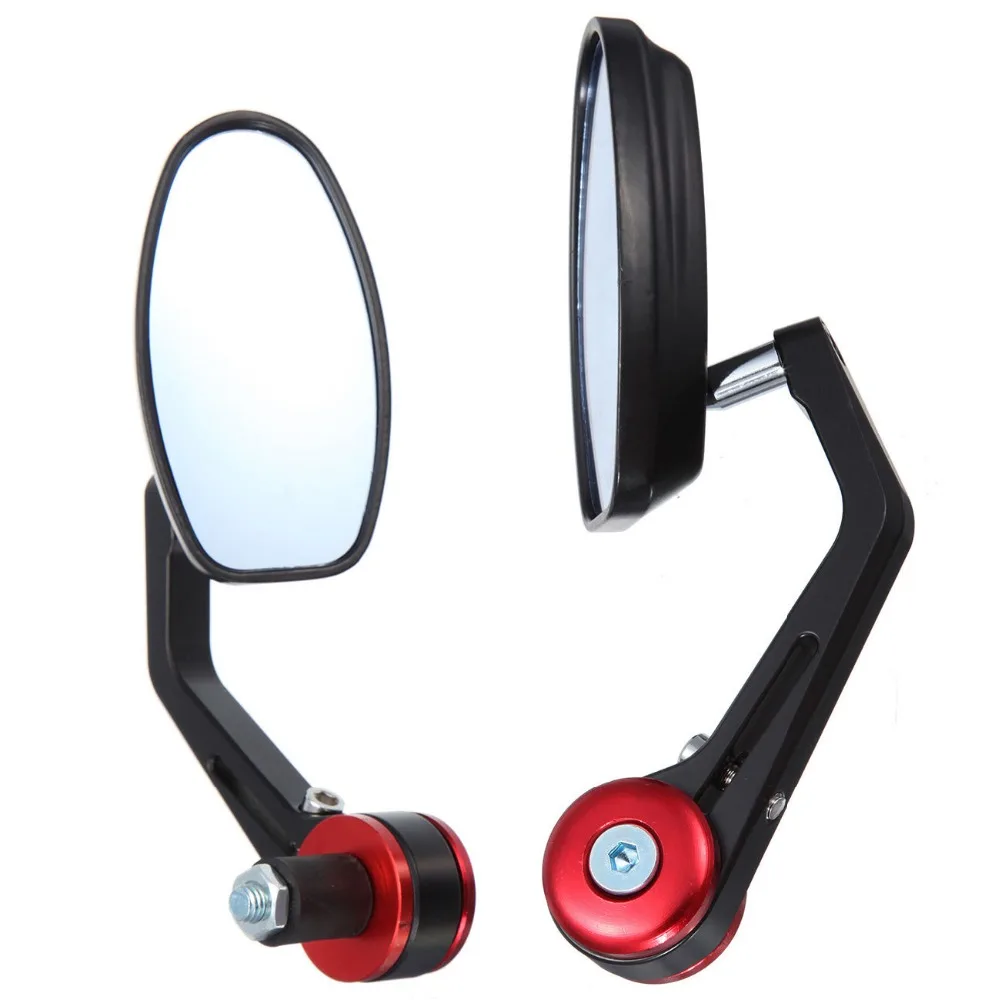 (Shipping From EU)Universal 1 Pair 7/8" Red Adjustable motorcycle Rear