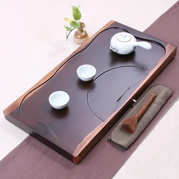 

Factory Wholesale 50*25*5cm Ebony Tea Tray Chinese Kung Fu Tea Table Chapan Household Tea Board,Chahai Tea Set Gift