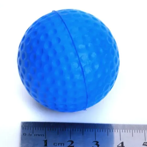 Мяч для гольфа для тренировок в гольф мягкий пенополиуретановый тренировочный мяч-синий