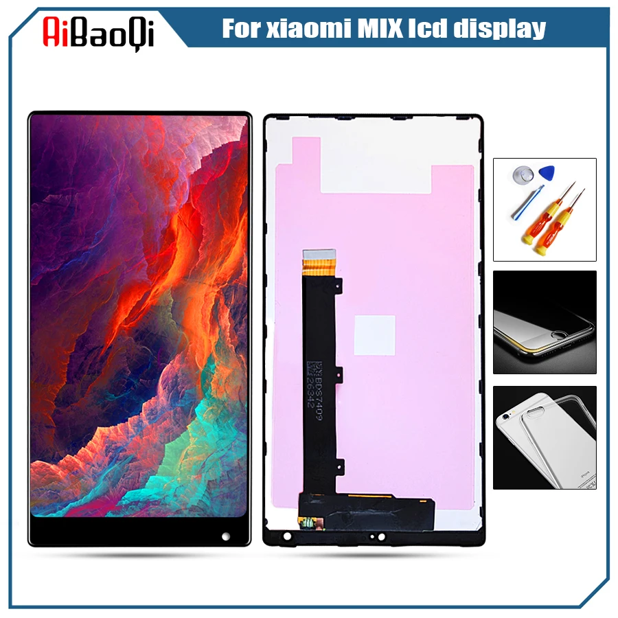 

Xiaomi Mi Mix LCD Display Touch Screen Digitizer Assembly With Frame For 6.4" Xiaomi Mi MIX LCD Black/White Replacement Parts