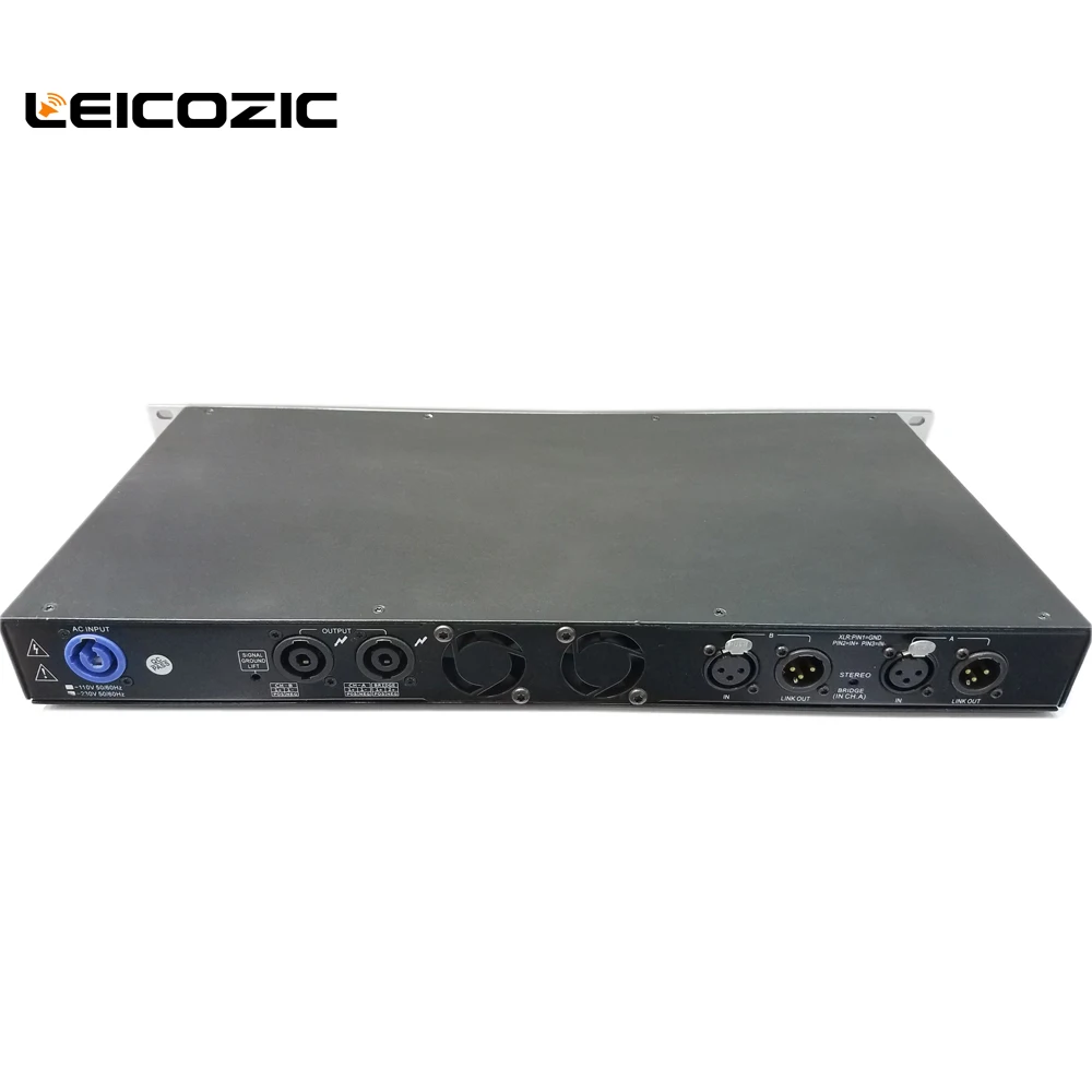 Leicozic DX2150 1u усилители класса d усилитель 250 Вт rms усилители Профессиональное аудио цифровой усилитель мощности аудио DJ оборудование живой звук