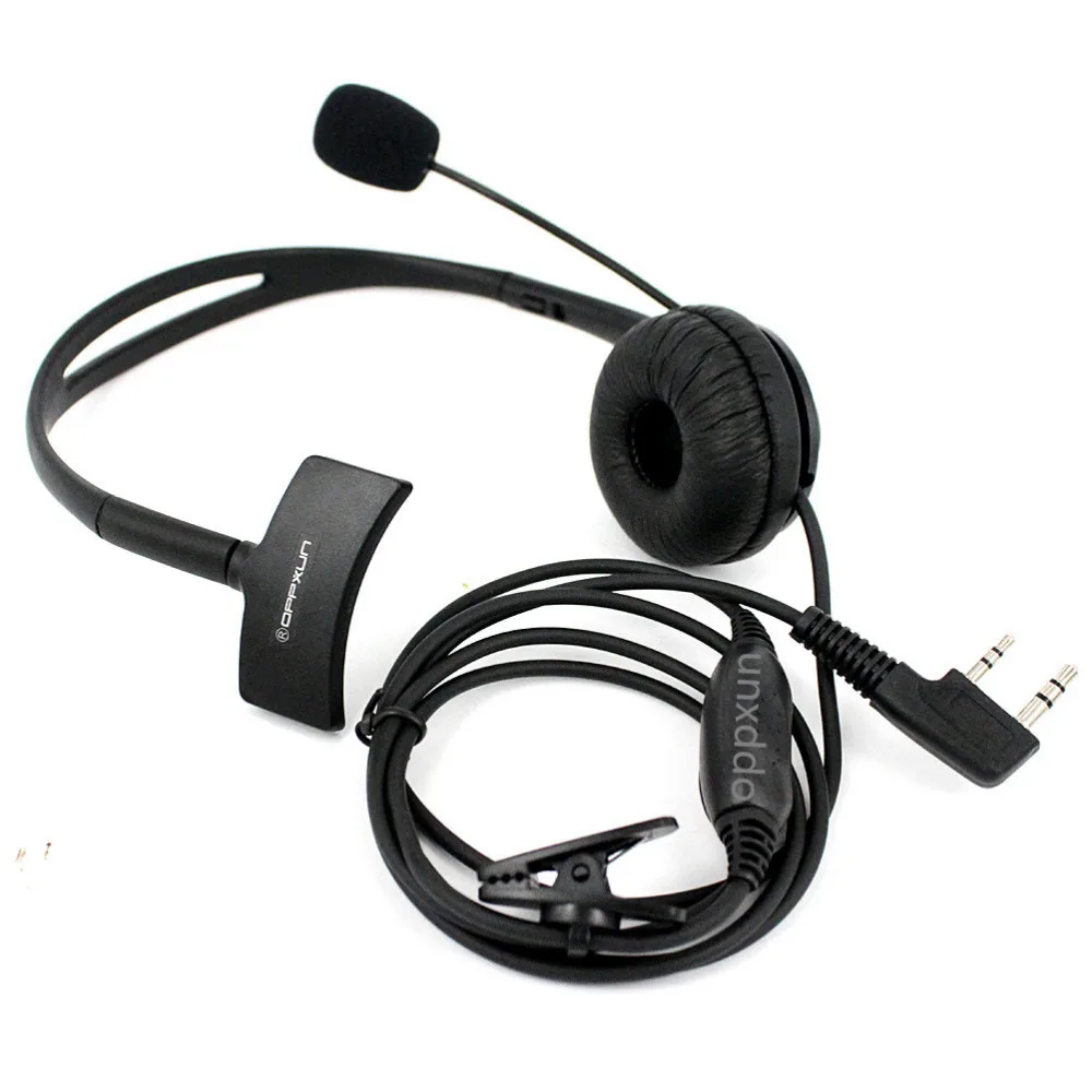 XQF микрофон 2 Pin PTT наушники гарнитура для walkie talkie Baofeng UV 5R 5RA B5 B6 BF 666S 888S 82 TG UV2|headset for