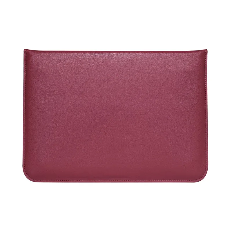 Universal Laptop Sleeve Bag Case For Macbook Air Pro 11 13 15 inch PU Leather Notebook Folio Case Cover Pouch Stand Holder (3)