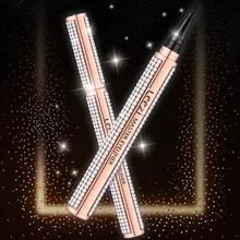 Алмазный Водонепроницаемый черный карандаш для глаз Гладкий быстрый сухой большой глаз макияж долговечная подводка для глаз Ручка Макияж натуральный