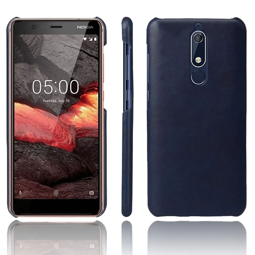 For Nokia 5.1 Case 6 Colors Available Phone Cases For Nokia 5.1 Black Brown Leather Case For Nokia5.1 Back Covers Coque DropShip (20)