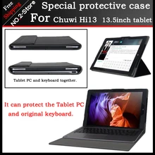 Original Business stand Pu leather case For chuwi hi13 13 5 inch tablet PC Fashion keyboard