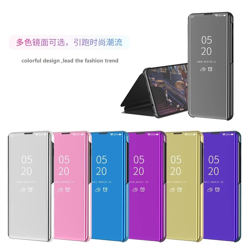Умный зеркальный флип-чехол для VIVO iqoo V5 V15 V11i V11 Pro S1 X21S Clear view ЧЕХОЛ ДЛЯ Y69 Y71 Y81 Y83 Y97 Y17