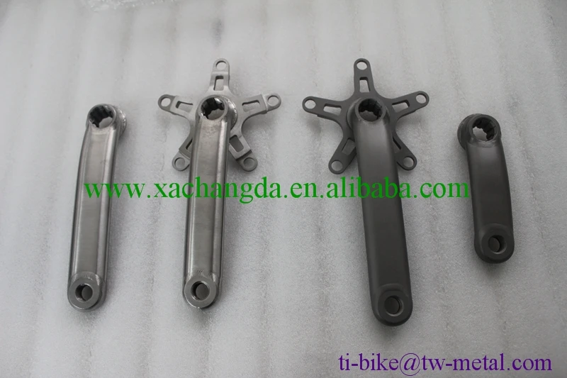 Titanium bike cranks08