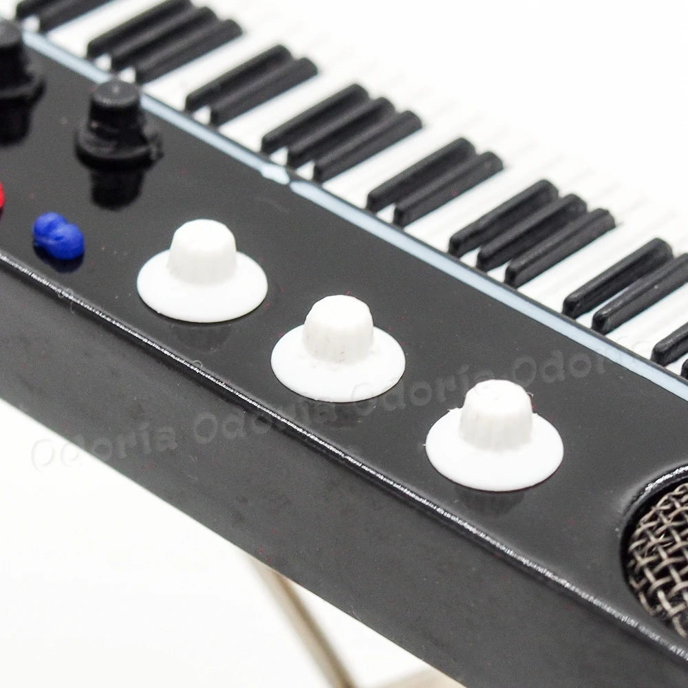 Odoria 1:12 миниатюрные клавиатуры Электронный орган Electone нет играбельный музыкальный инструмент Аксессуары для кукольного домика