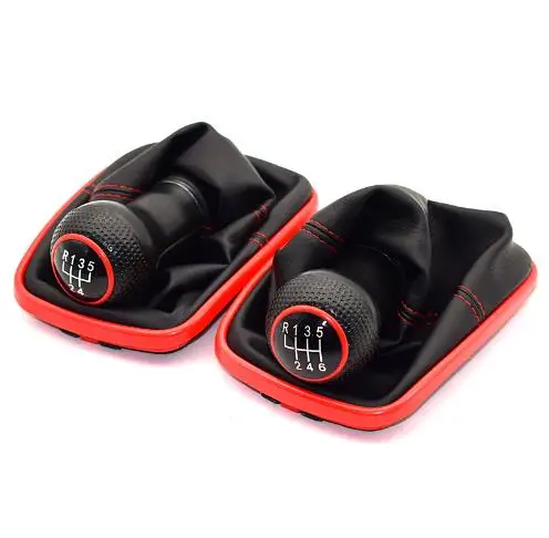 

12mm Car Styling Gear Shift Knob Gaiter Boot For Volkswagen Golf 4 MK4 Bora R32 2000 2001 2002 2003 2004