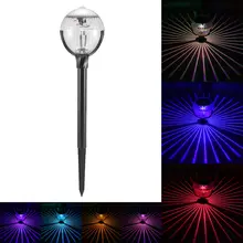 Стиль водонепроницаемый светодиодный садовый Газон лампа современный пластиковый световой столб наружный двор дачный пейзаж газон блокираторы света