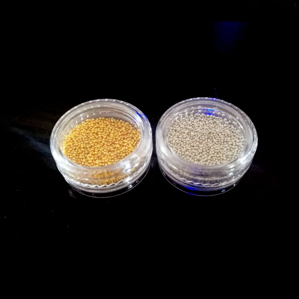 الخرز لالمسامير الخرز 1 مللي متر 3D مسمار ترصيع سبائك 3D مجوهرات أظافر سحر إمدادات مسمار الفن زينة بيجو الكافيار ZJ1266