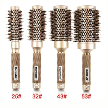 

Hair Salon Special Ceramic Comb Hair Curling Comb Shape Hairdressing Negative Ion Gold High Temperature Resistance Comb