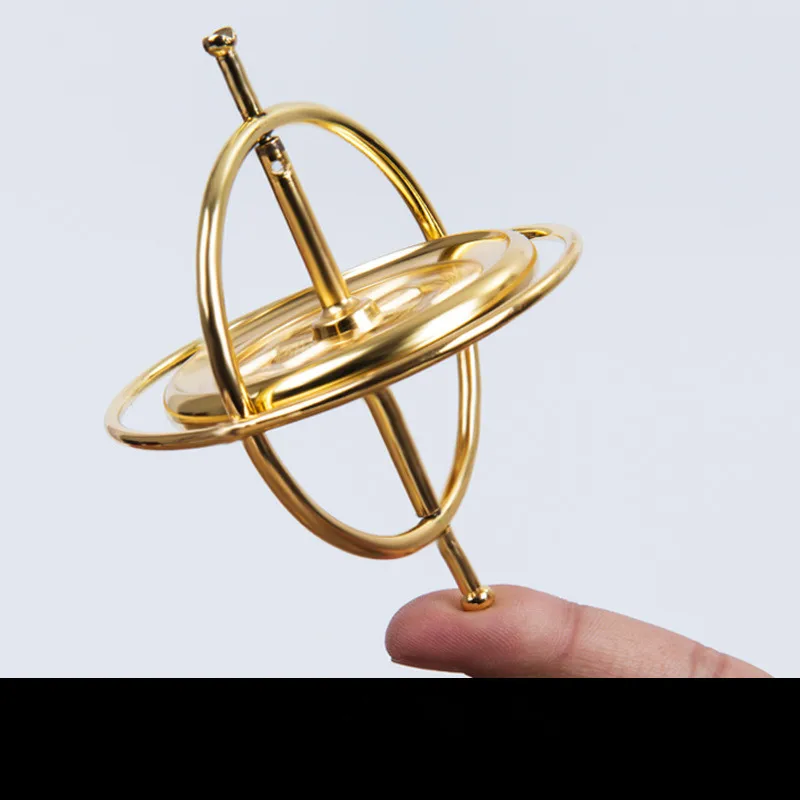 Metal Gyroscope Gyro Classic Toys Traditional Educational High Quality Creative Experiment Magic Spinner Kid Adult Top Gift 7CM Metal Gyroscope Gyro Classic Toys Traditional Educational High Quality Creative Experiment Magic Spinner Kid Adult Top Gift 7CM