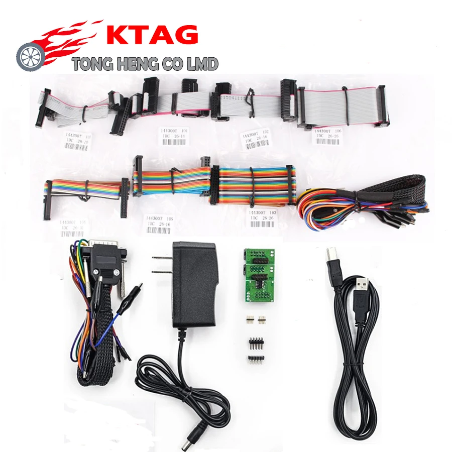 Полный комплект кабелей для KTAG 2 13 K TAG V2.13 FW 6 070 только кабели|k-tag v2.13|ktag 2.13cable for |