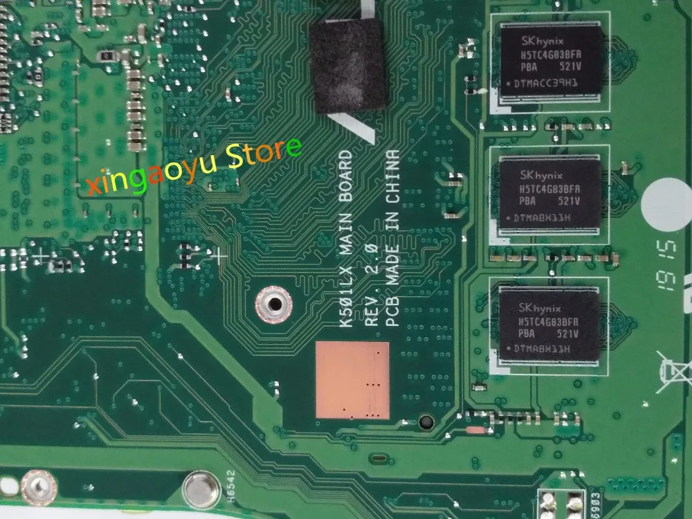 Для ASUS K501L K501LX K501LN A501L материнская плата i3-5005U 4G Встроенная Материнская плата Протестировано