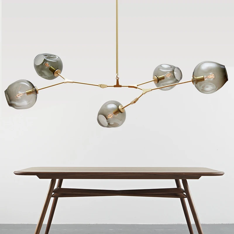 

Nordic Modern Molecular Magic Bean Pendant Lights Italian LED Hanging Lamp for Dining Room Kitchen Avize Lustre Lighting