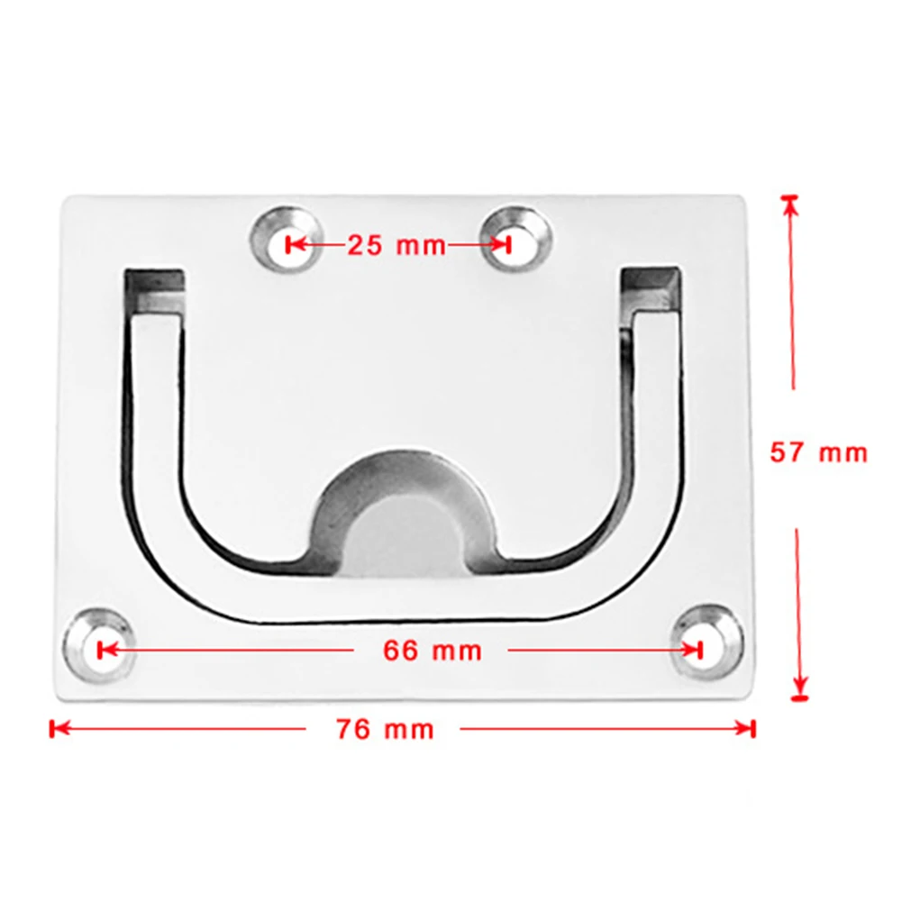 Подъемная напольная Пряжка из нержавеющей стали для люка грузовика, тяга для замены шкафчика для яхты, кольцо, крышка для палубы, ручка, долговечное оборудование для лодки