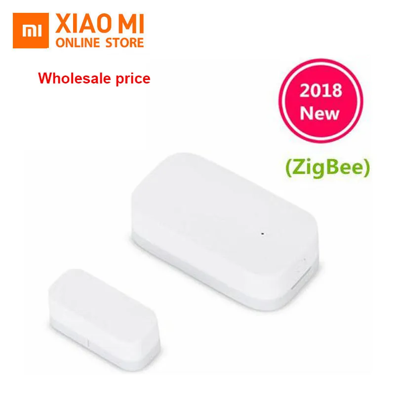 Оригинальный Новый Xiaomi Aqara дверной оконный датчик Zigbee беспроводное подключение умный мини дверной датчик работы с Android IOS приложение