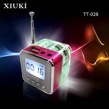 New The Multifunctional Bluetooth Speaker Mini Portable Wireless FM Radio LED Clock Wireless For Mobile Phone PC