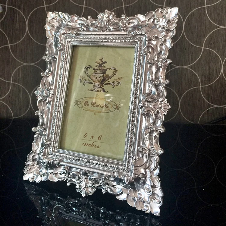 Роскошная фоторамка с двойным тиснением в европейском стиле|photo frame double|photo frameresin