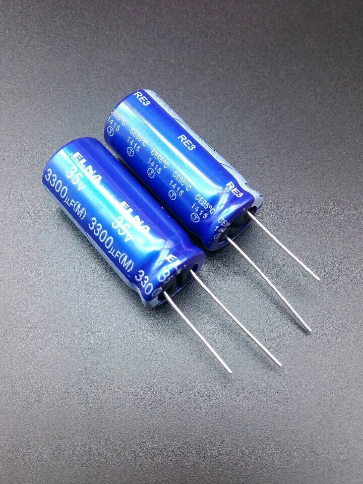 

2019 hot sale 10pcs/30pcs Japan ELNA Blue Robe RE3 3300uF/35V origl authentic 3300uf 35v spot 16*35.5 free shipping