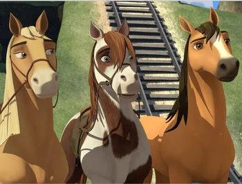 

7x5FT Spirit Horse Grass Hill Stairs Custom Photo Studio Backdrop Background Vinyl 220cm X 150cm