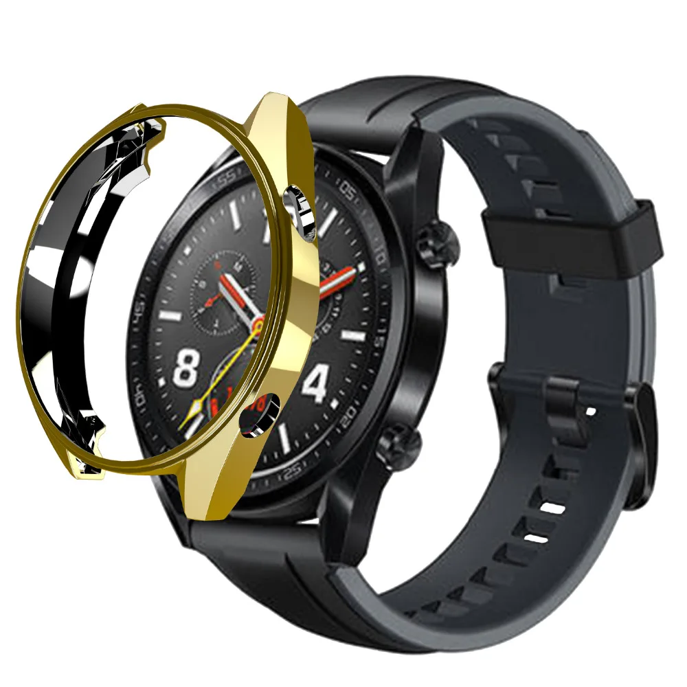 Мягкий ультратонкий защитный силиконовый чехол из ТПУ для huawei Watch GT запасной чехол ремешок Смарт-часы аксессуары