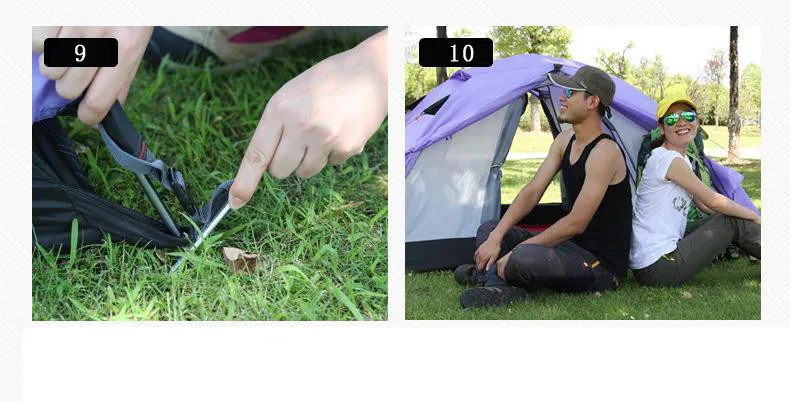 Barracas de Acampamento à Prova Água para Recreação ao ar Hewolf Pessoa Dwaterproof Livre Dupla Camada 4 Estações Caminhadas Pesca Praia Tendas Turísticas 2 15 High Quality Esporte e Lazer