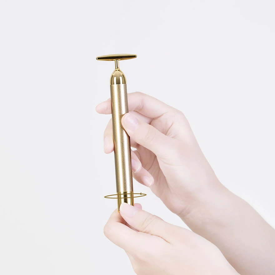 Массажная головка inFace Gold Beauty Bar с позолоченным покрытием для лифтинга лица
