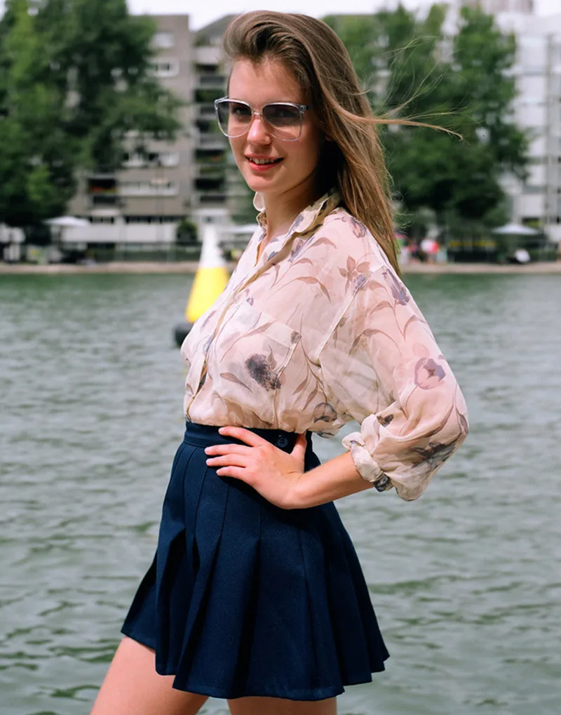 Женская короткая юбка с завышенной талией привлекательная облегающая из тюля