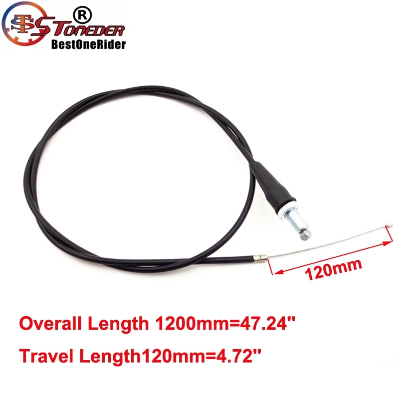 STONEDER 1200 мм 47 ''газовый Дроссельный кабель для 125cc 140cc 150cc 200cc 250cc Байк мотокросса
