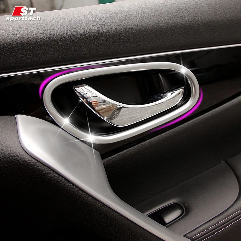 Car Styling Inner Door Handle Trim Cover For Nissan Qashqai 2016 17