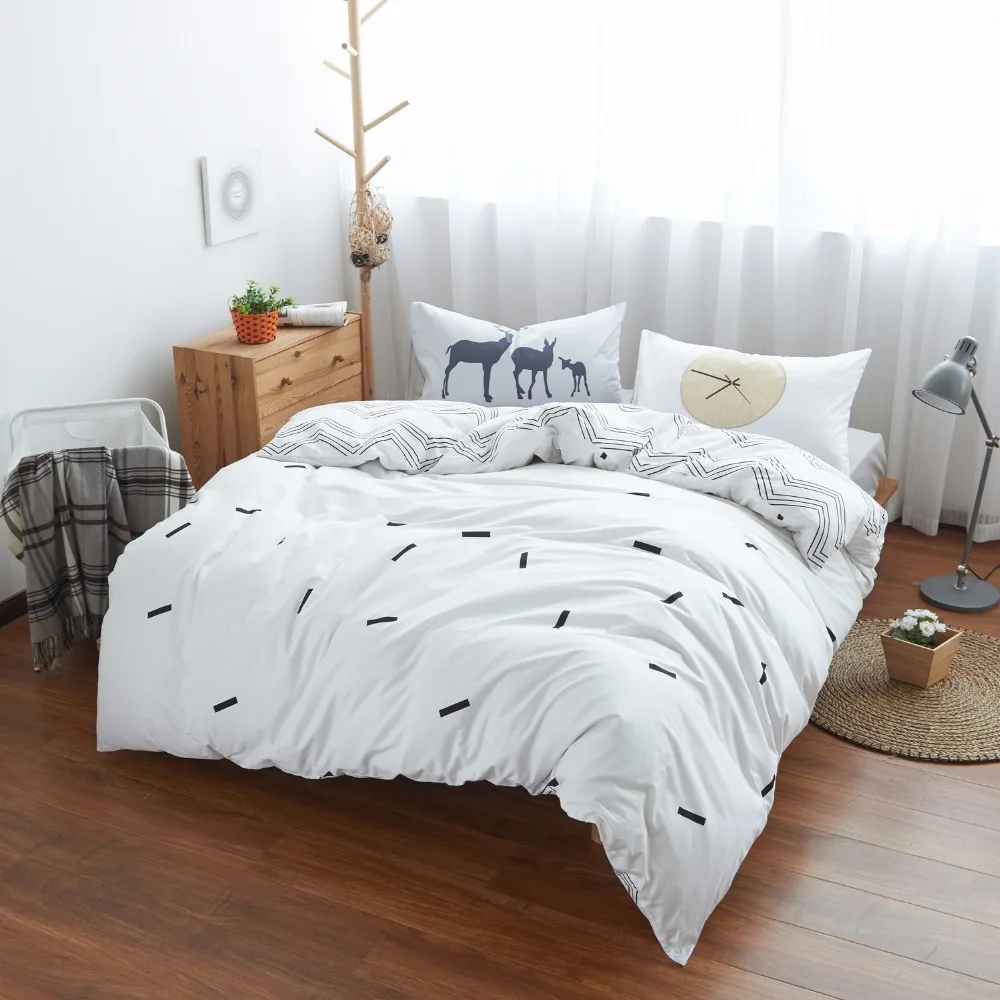 Online Get Cheap Gray Comforter Sets Aliexpresscom Alibaba Group - Cotton Deer Time Bedding Set Gray Bed Sheets White Duvet Cover Comfortersets Custom Size online get cheap gray comforter sets aliexpresscom alibaba group - cotton deer time bedding set gray bed sheets white duvet cover comfortersets custom size