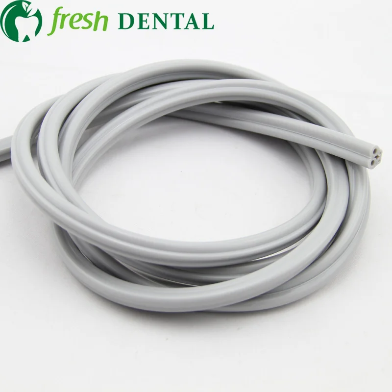 10PCS Dental 4 holes High Speed Handpiece Tubing Silicone tube Composites 4 holes handpiece Hose