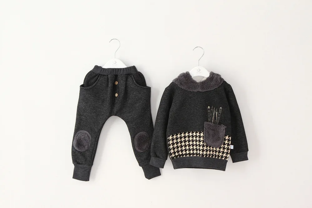 Anlencool/Новая акция; roupas infantil Meninas; ; зимняя высококачественная одежда для малышей; костюм для новорожденных; одежда из двух предметов