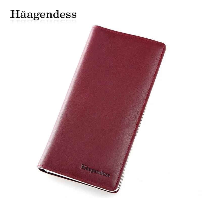 Haagendess Smooth Soft Genuine Leather Haagendess Luxury Casual Bifold