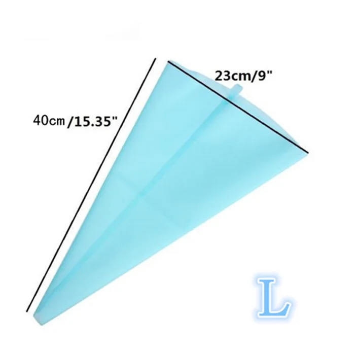 Кондитерское оборудование большого размера, силиконовый многоразовый кондитерский мешок для выпечки крема, инструменты для украшения торта, помадки