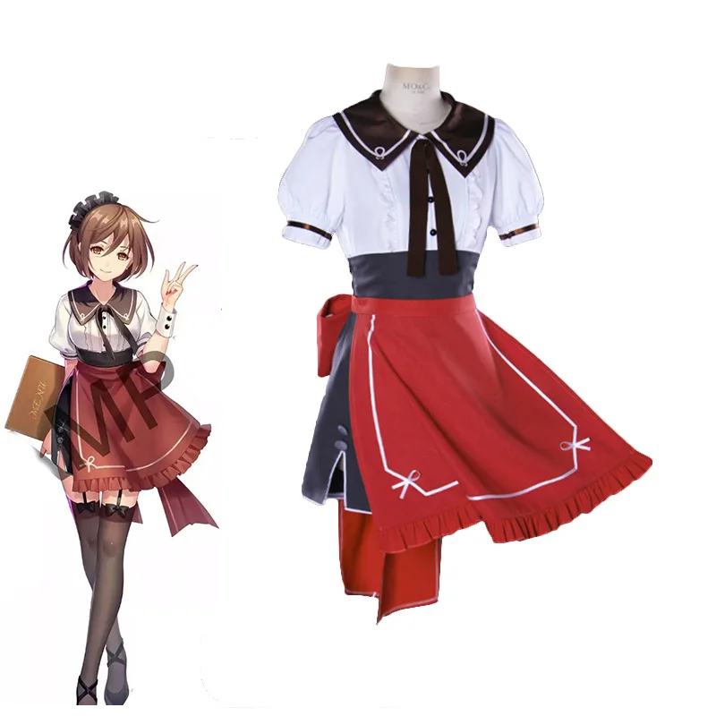 2018 новый Vocaloid Семья MEIKO Косплэй костюм женский на Хэллоуин карнавальный столовой