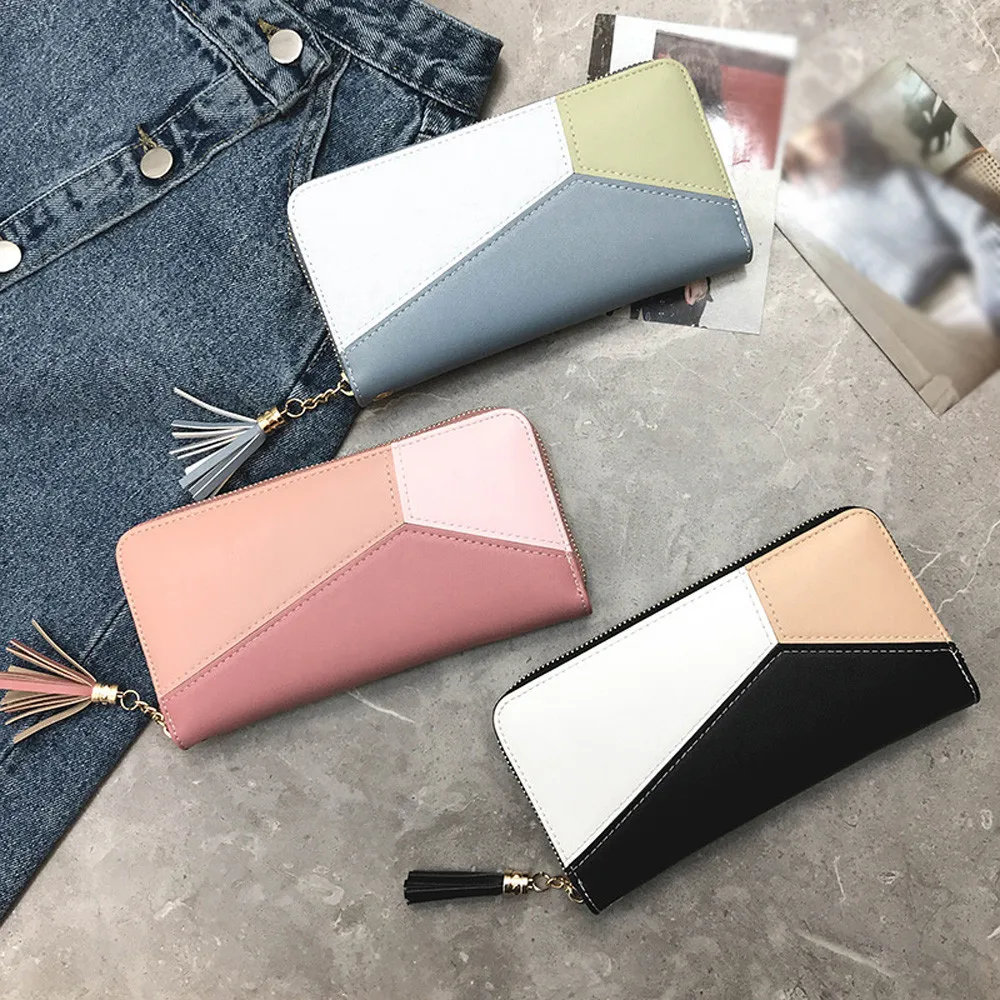 

Women Long Clutch Wallet Large Capacity Wallets Female Coin Card Purse Fashion Lady Purses Phone Pocket Card Holder #P