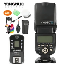 YONGNUO YN560 IV, YN-560 IV Master Radio Flash Speedlite+ RF-605 беспроводной триггер для Canon Nikon D750 D7100 5DIV 5DII 7DII DSLR