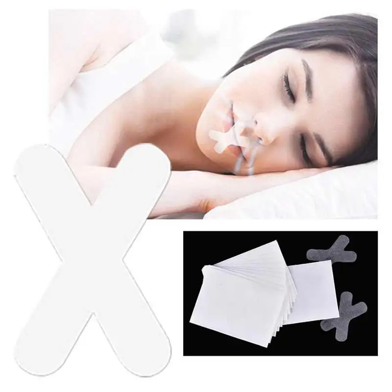 

30 Pcs X-type Anti Snoring Sticker Breathe Right Nasal Strips Right Way To Stop Snoring Patch Easier Better Breathe Health Care