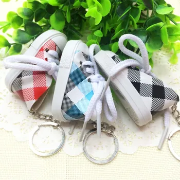 

FREE shipping by FEDEX 100pcs/lot 2014 Wholesale New Hot Mini Shoe Sneaker Keychains/Keyrings/Keyholders