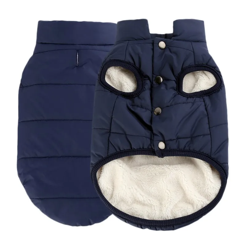 Новое ветрозащитное теплое пальто для собак V одежда анти-Холодная куртка зимняя одежда для собак удобная одежда для маленьких собак